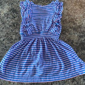 Crewcuts size 3T. Pink and blue stripped spring/summer dress